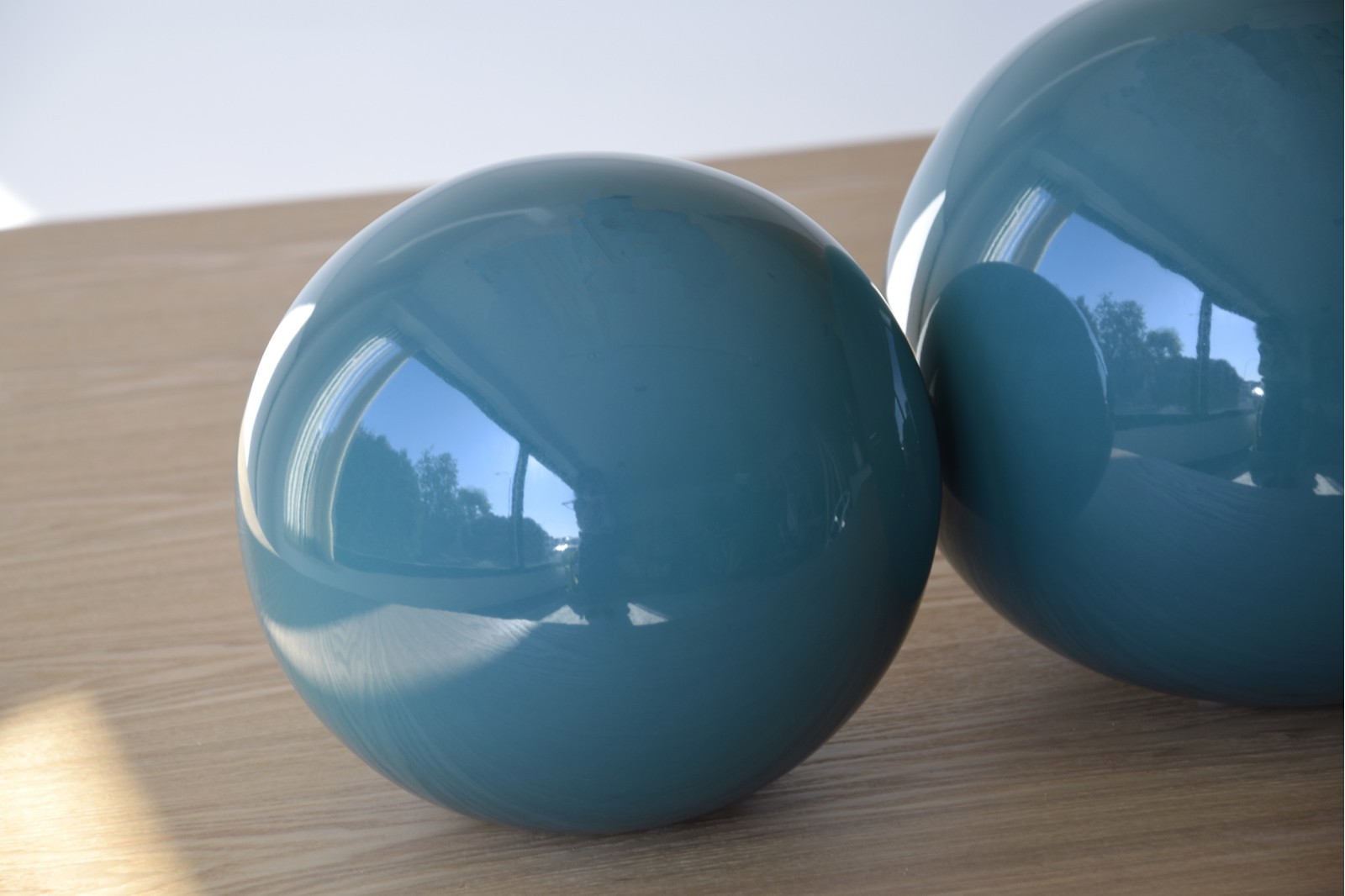 COLECCIÓN BOLAS CERÁMICA VERDE PROFUNDO BRILLO XL