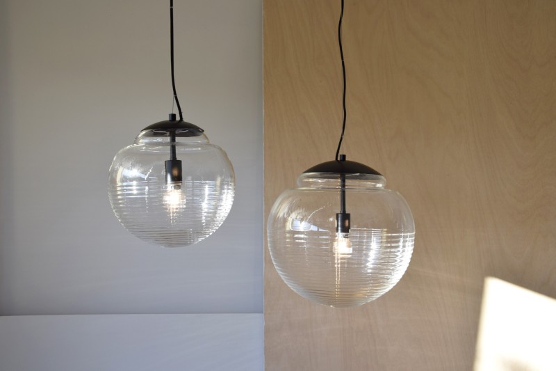 PLAFONNIER ARNELA.VERRE ET METAL. GR | VP Interiorismo