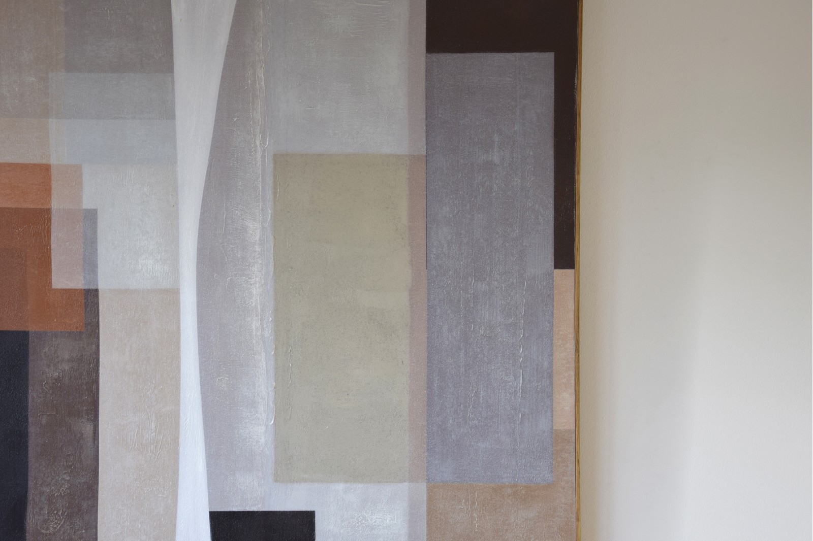 CUADRO ABSTRACTO CALIDOS N2. CON MARCO