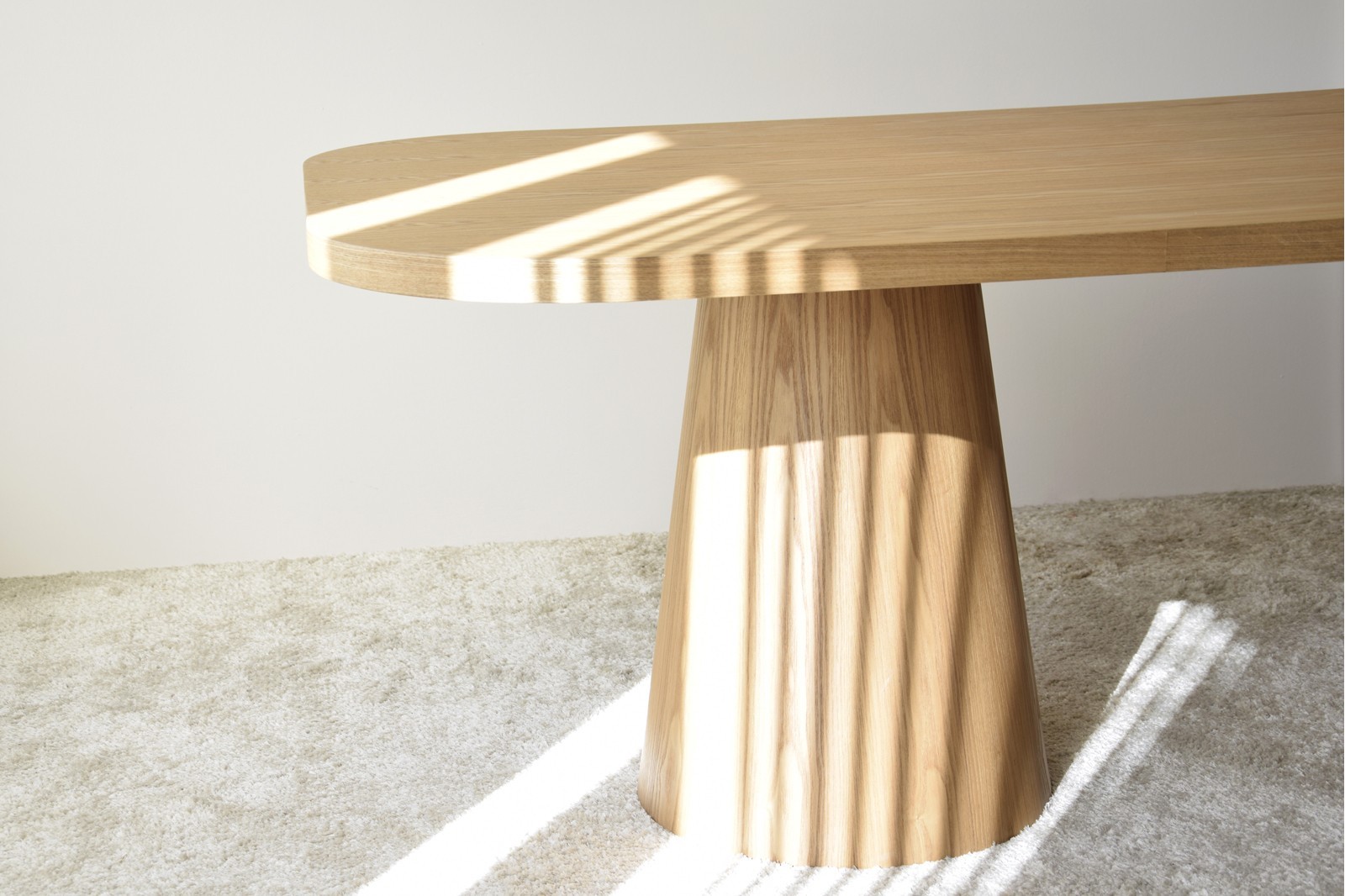 MESA COMEDOR DOLMEN FRESNO NATURAL