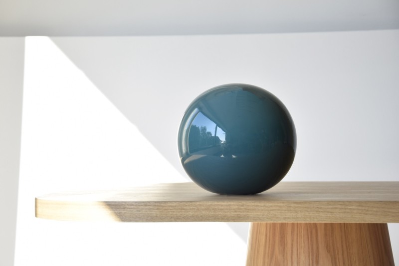 CERAMIC BALL SMOOTH GLOSSY DARK GREEN. XL | VP Interiorismo