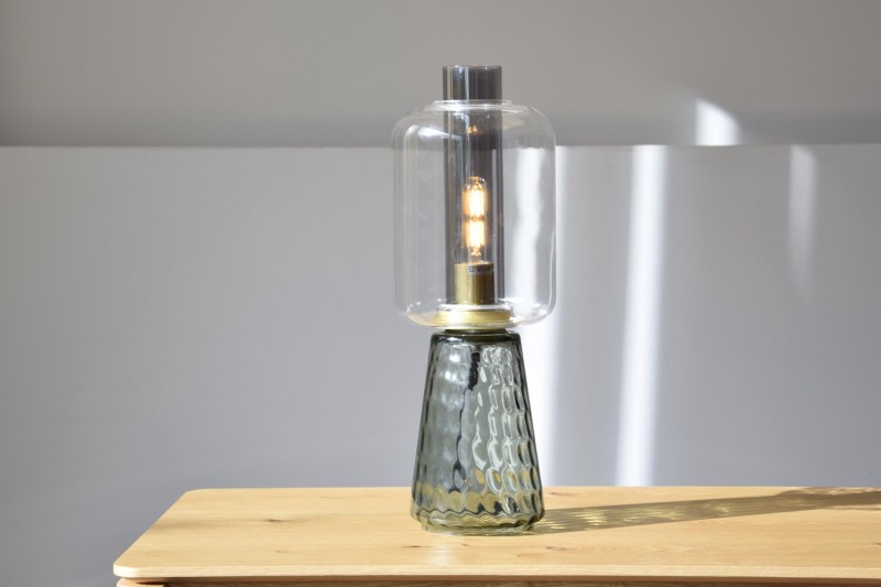 TABLE LAMP COLLECTION CANDIL. SMOKY GLASS. LED | VP Interiorismo