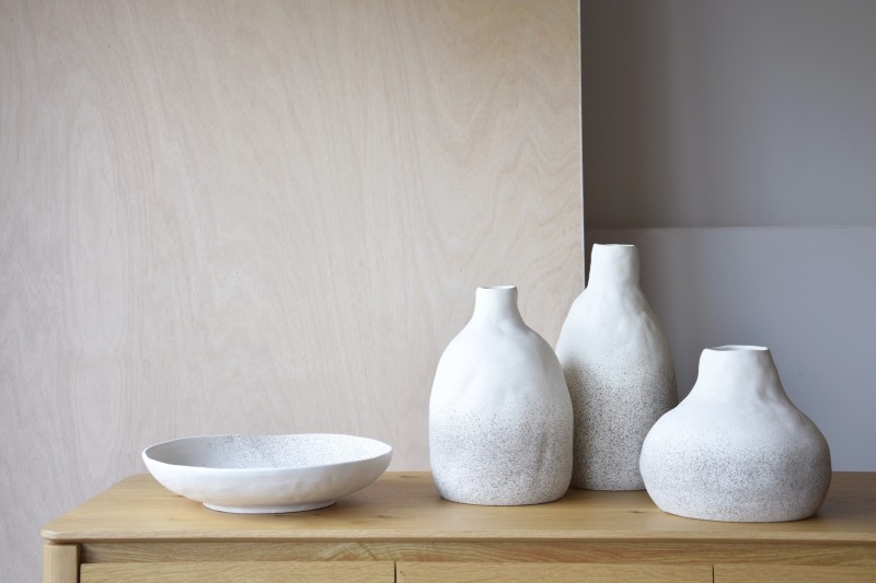 TOSCA COLLECTION: CERAMIC VASES AND CENTERPIECE | VP Interiorismo