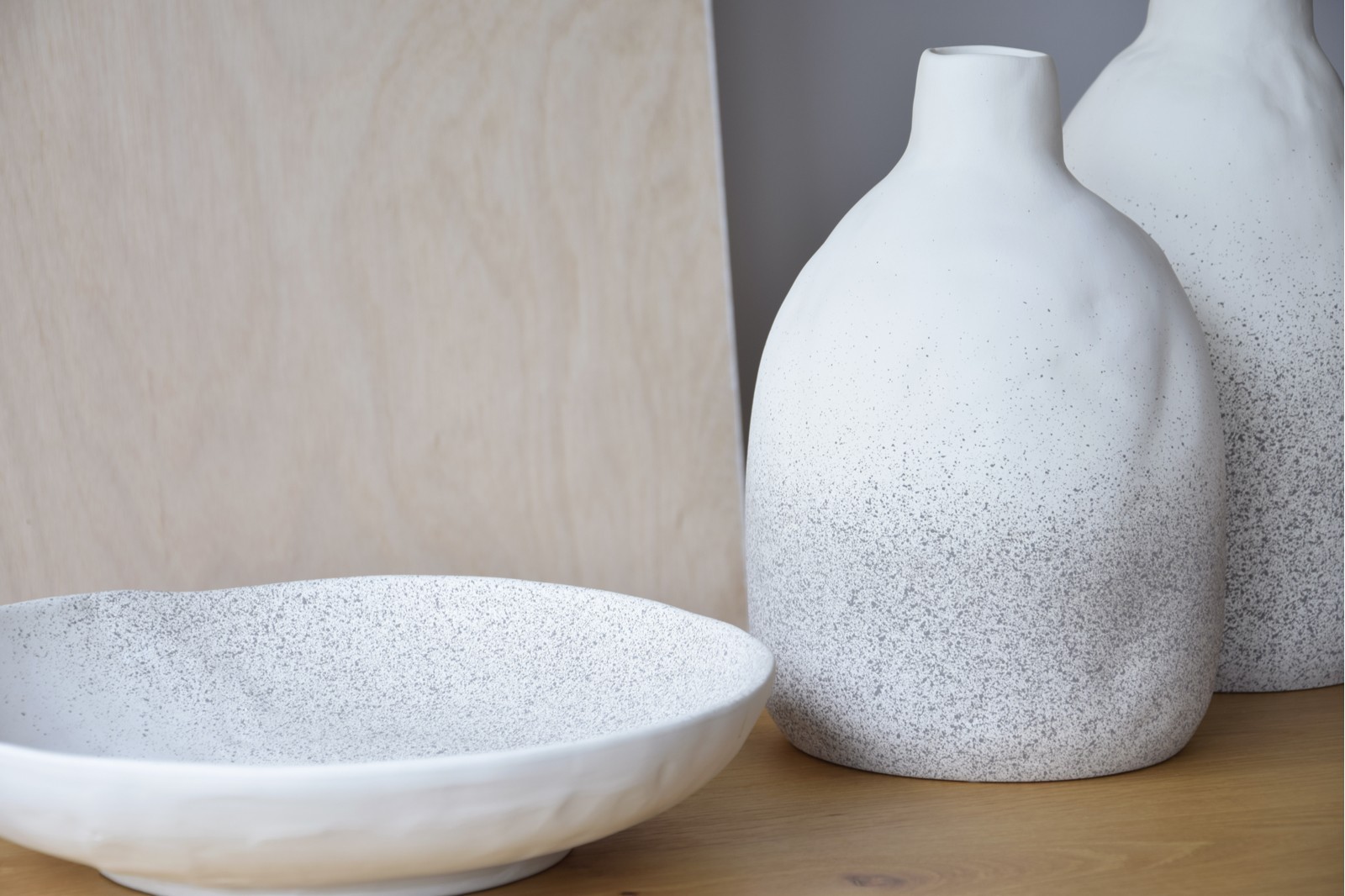 COLECCIÓN TOSCA: JARRONES Y CENTRO EN CERÁMICA