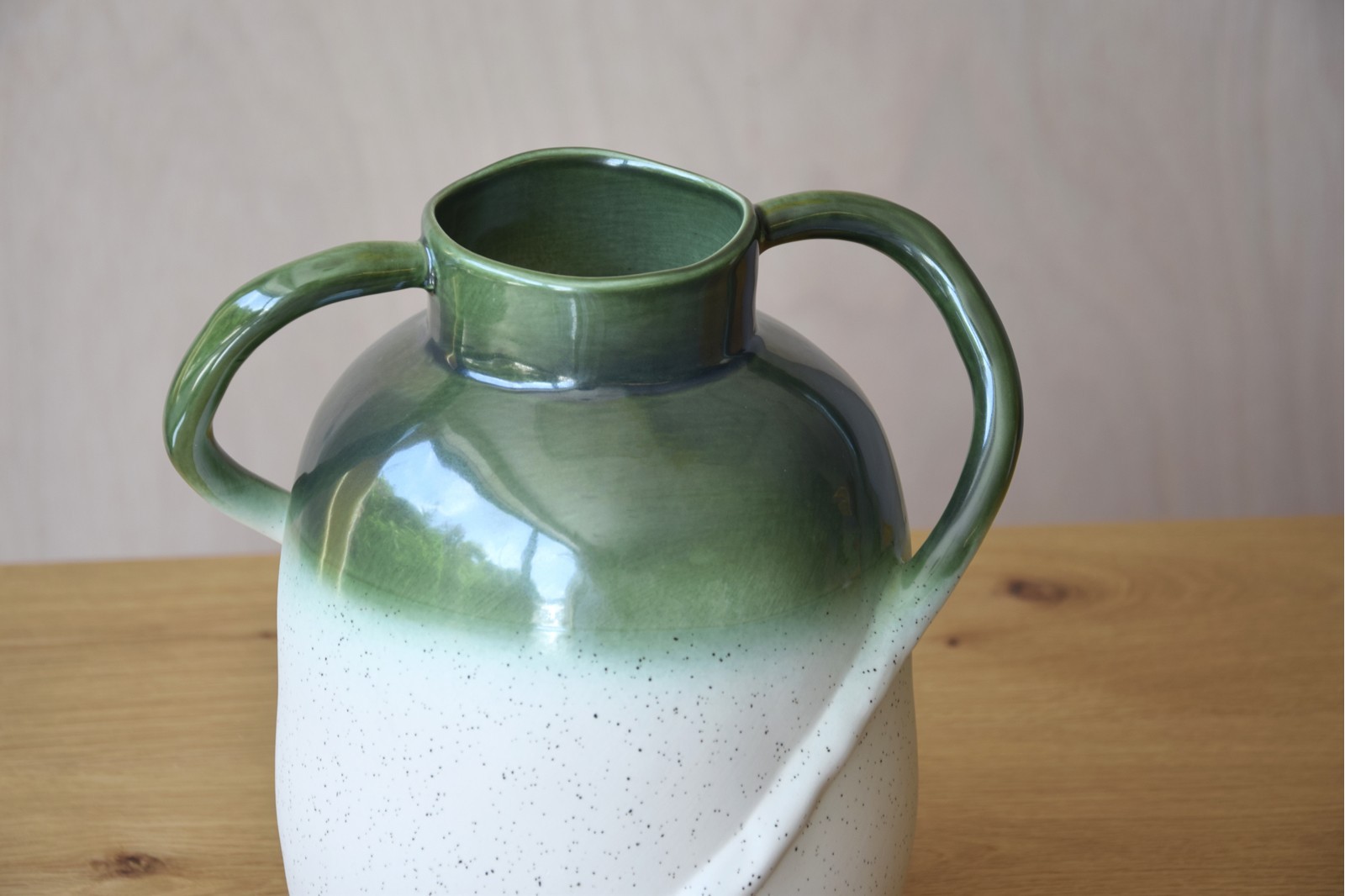 JARRON CERAMICA CASTRO. VERDE