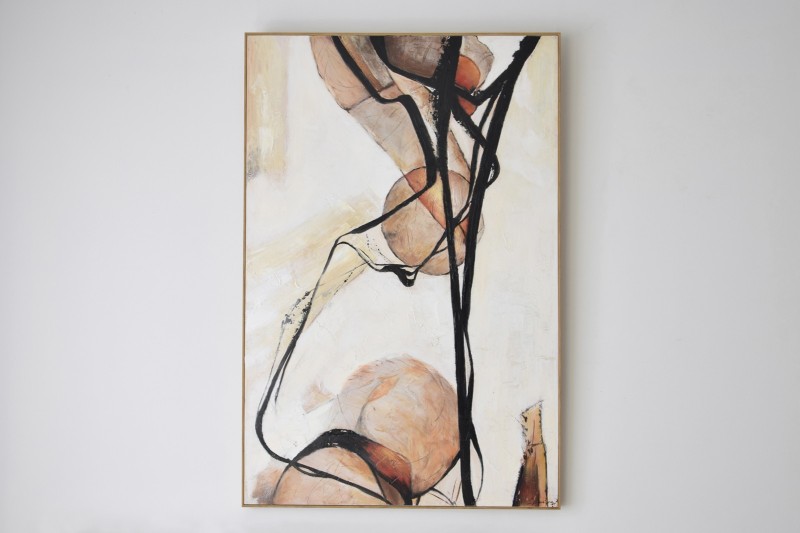 PAINTING MOVEMENT N1. WITH FRAME | VP Interiorismo