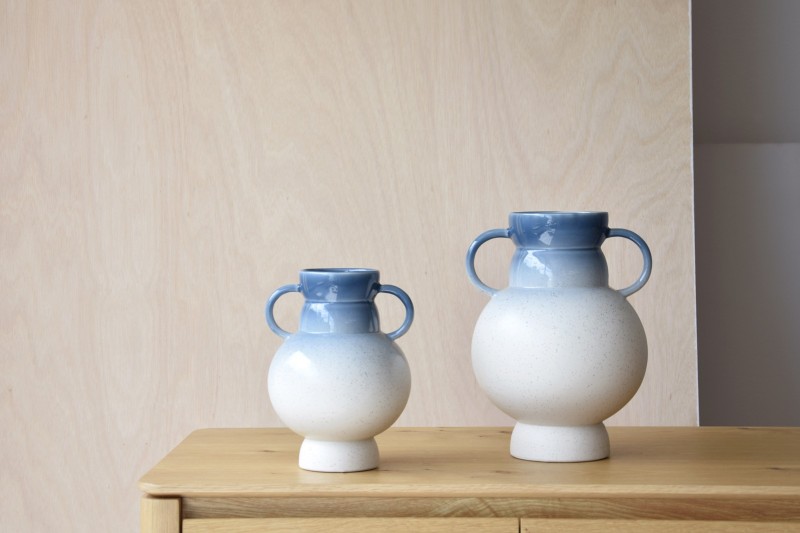 COLECCIÓN ÍTACA AZUL: VASIJAS CERÁMICA