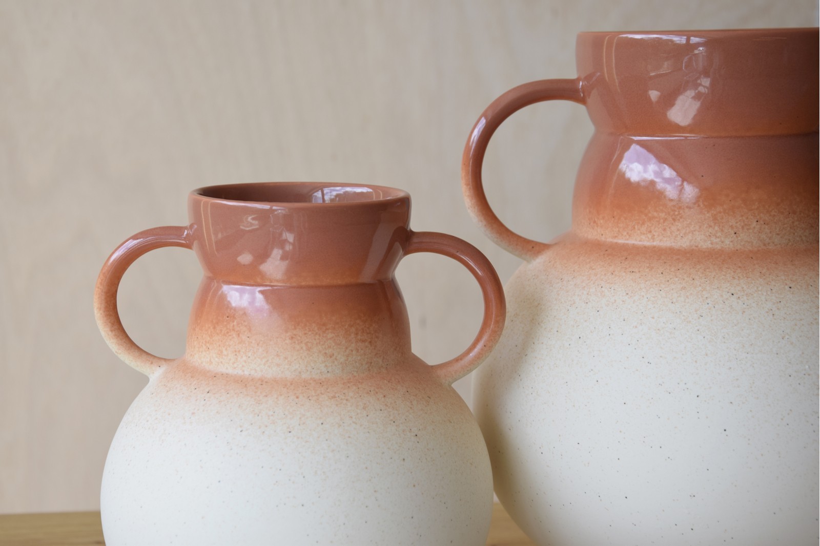 COLECCIÓN ÍTACA TEJA: VASIJAS CERÁMICA