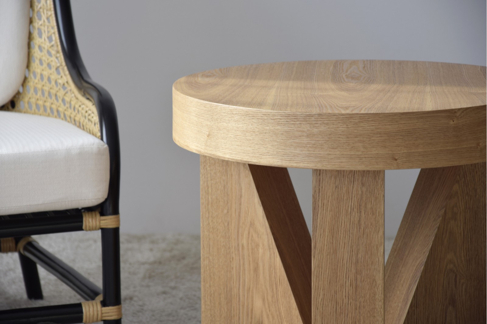 MESA AUXILIAR MOCCA. FRESNO NATURAL