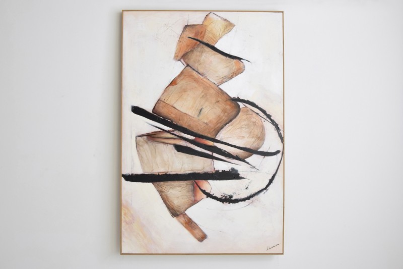 PAINTING MOVEMENT N2. WITH FRAME | VP Interiorismo