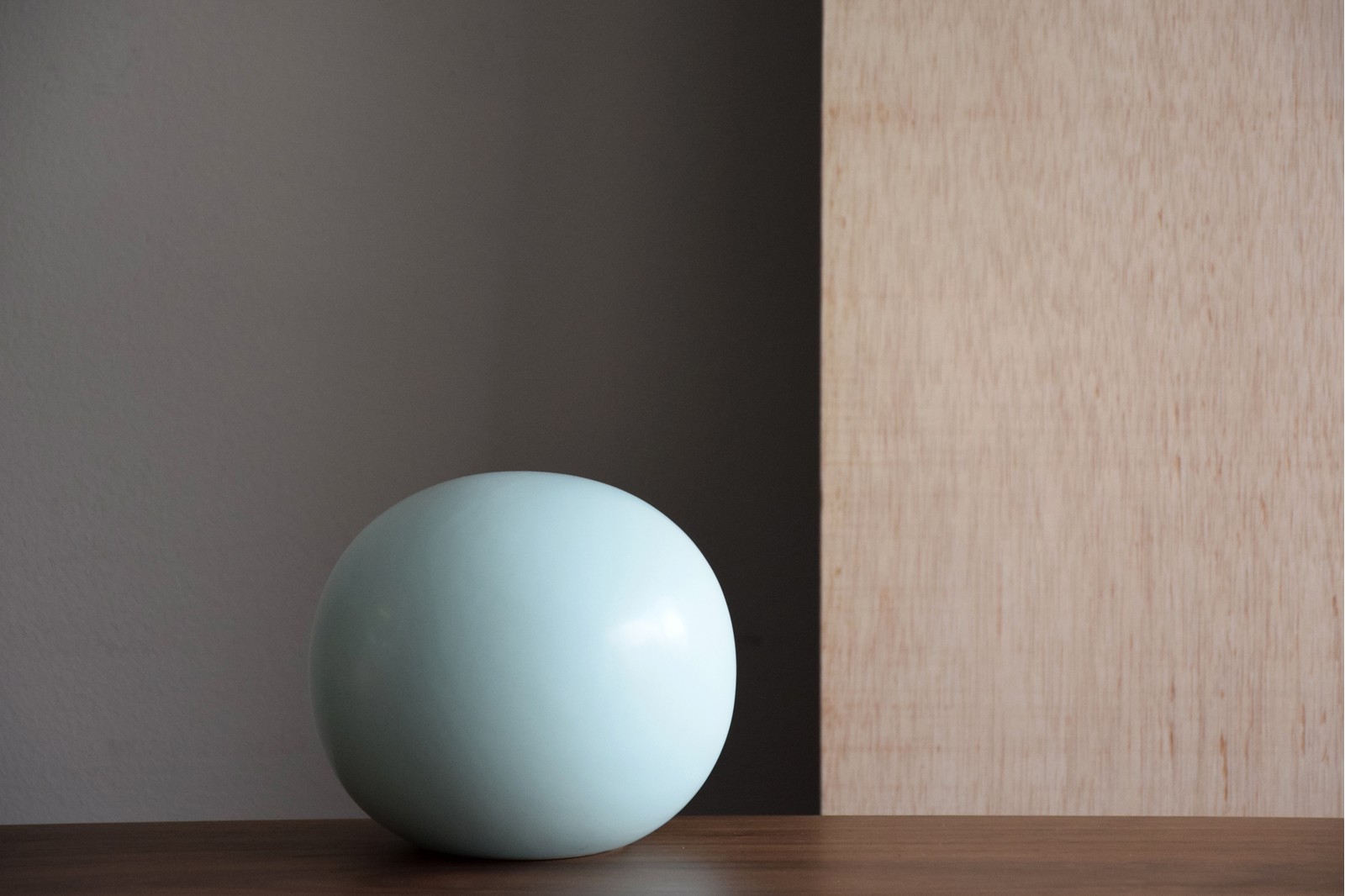 BOLA CERAMICA VERDE MENTA MATE