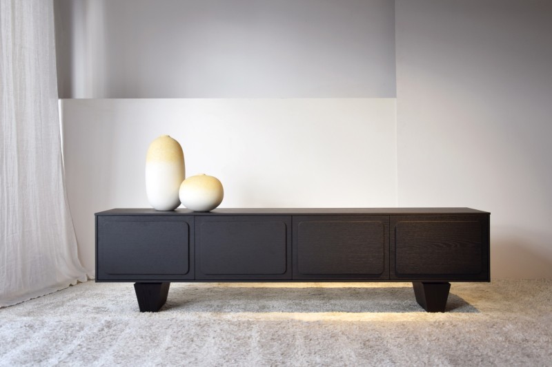 TV UNIT RIO. BLACK OAK | VP Interiorismo