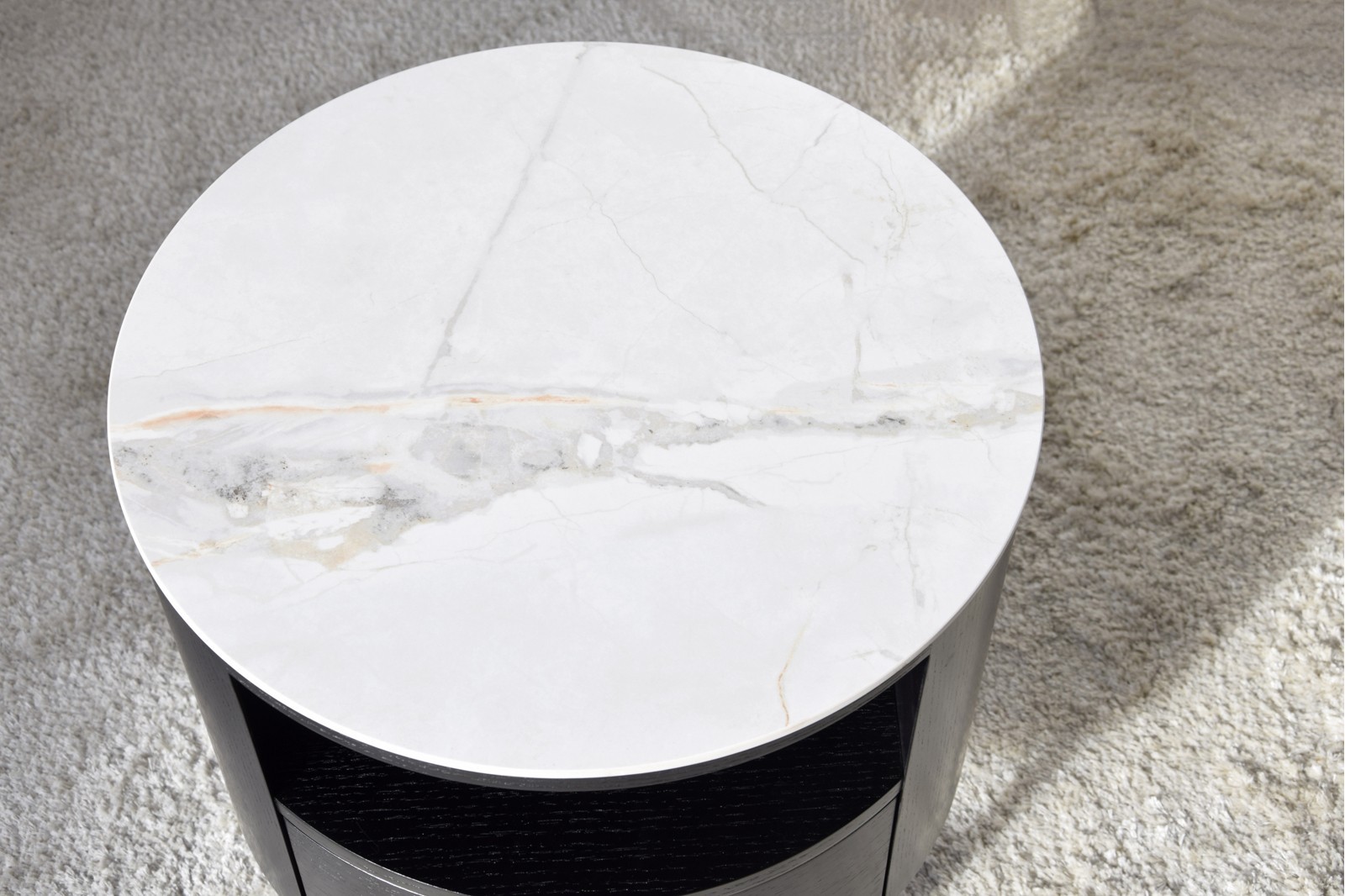 MESA AUXILIAR N55.BLANCO Y NEGRO