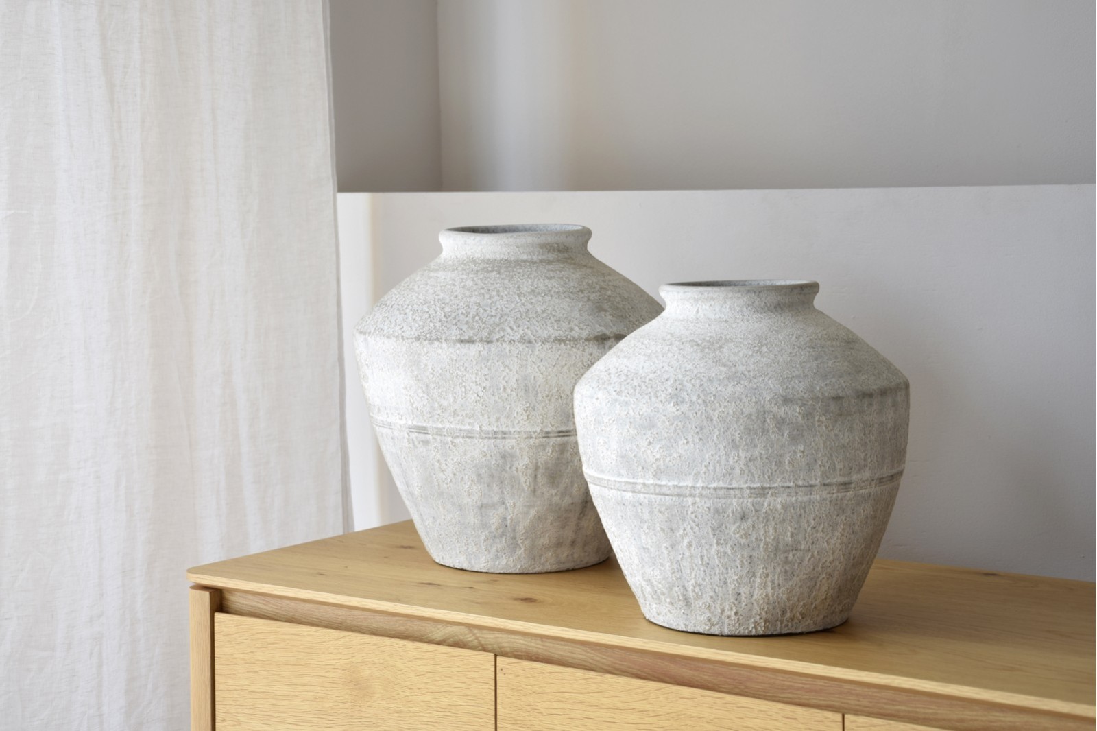 COLECCIÓN MAIA: JARRONES CERÁMICA RÚSTICO