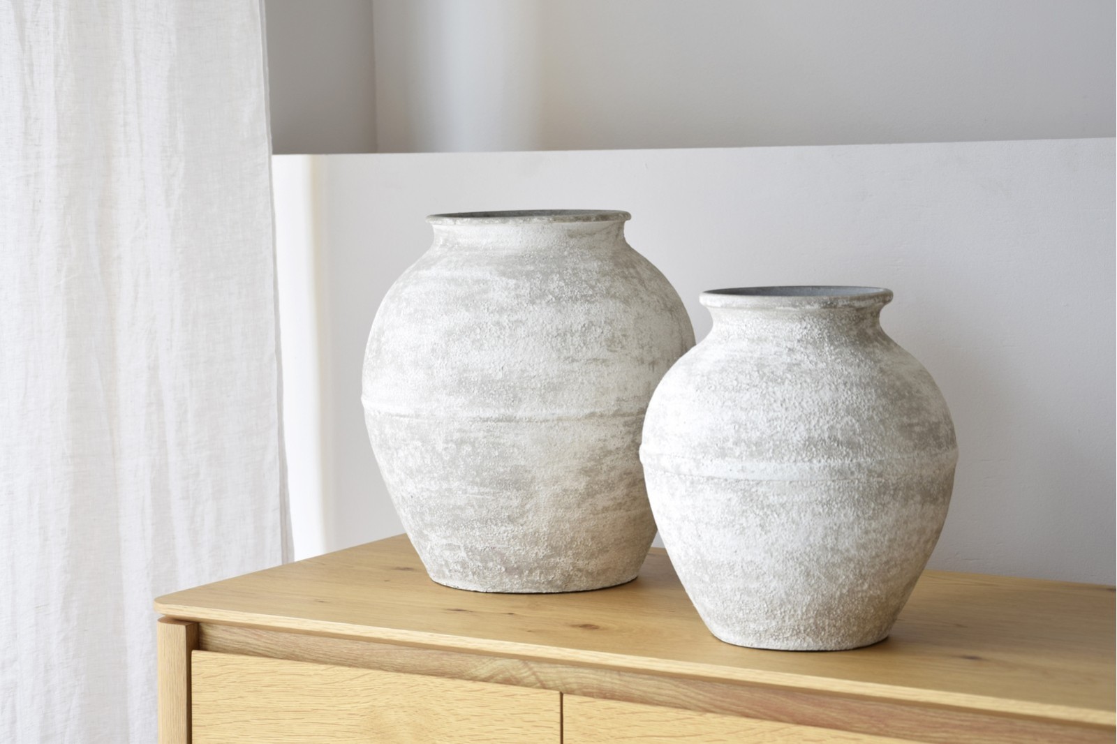 COLECCIÓN ALÍA: ÁNFORAS CERÁMICA RÚSTICO