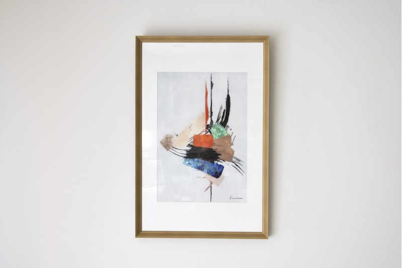 ABSTRACT PAINTING TRACES N.9 | VP Interiorismo