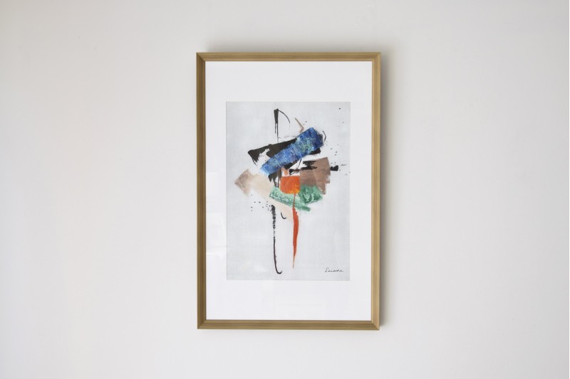 ABSTRACT PAINTING TRACES N.10 | VP Interiorismo