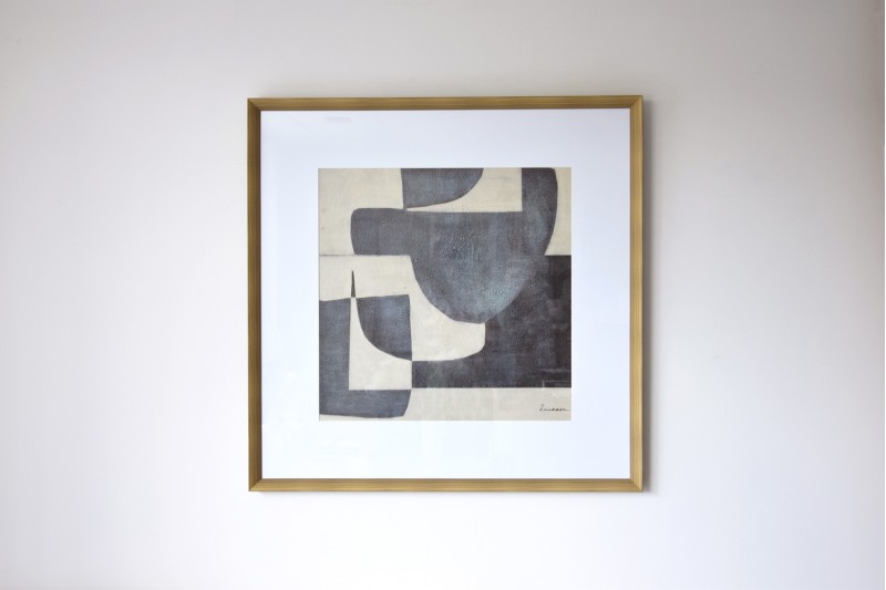 PAINTING PERSPECTIVE IN BLUE N.2 | VP Interiorismo