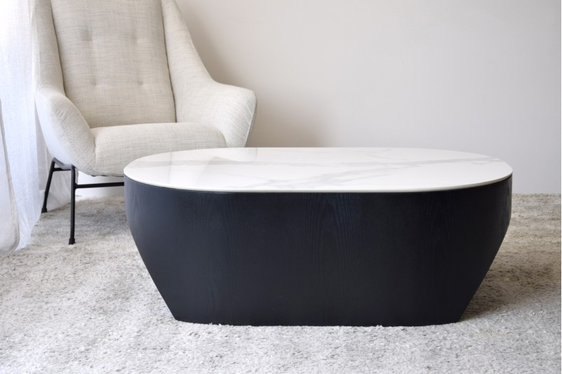 TABLE BASSE NORA. NOIRBLANCGRIS | VP Interiorismo
