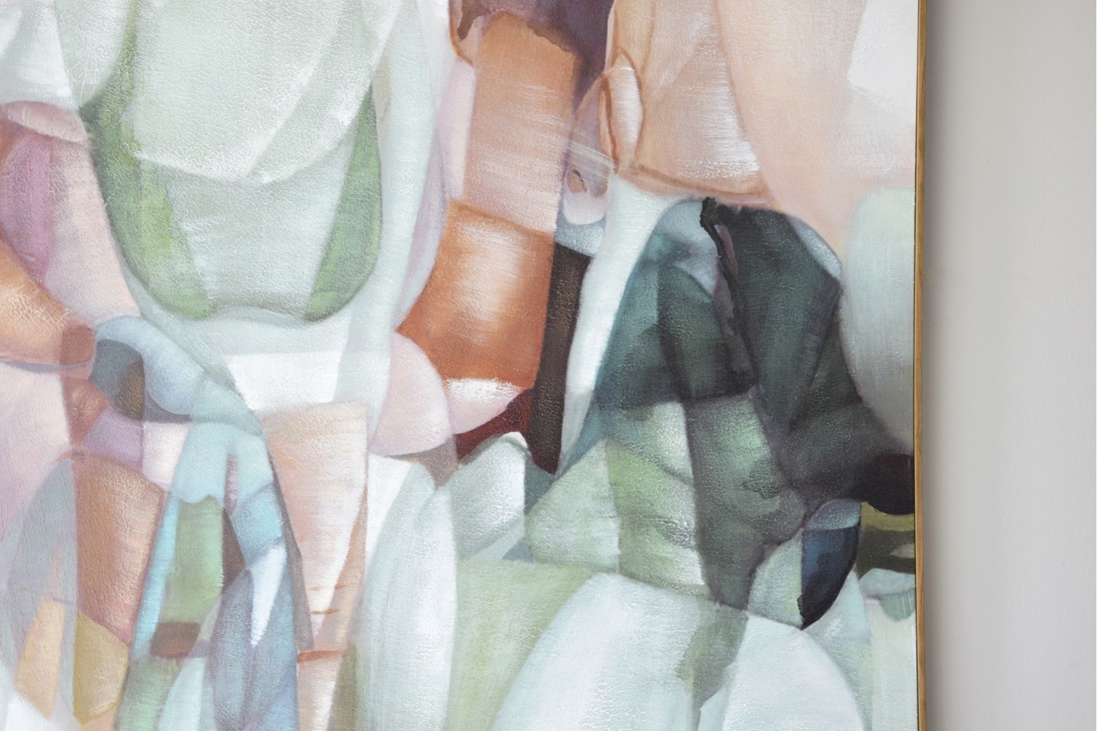 CUADRO ABSTRACTO ALEGRA N.4 CON MARCO