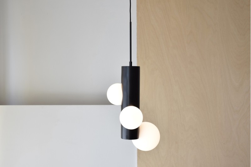 PLAFONNIER -POMPA-. VERRE METAL. GRANDE | VP Interiorismo