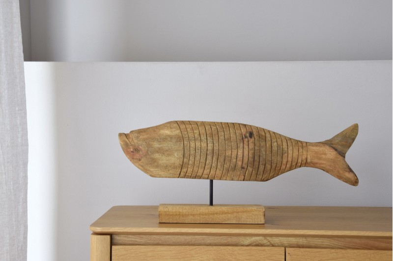 SEA. HAND CARVED WOOD.LARGE | VP Interiorismo