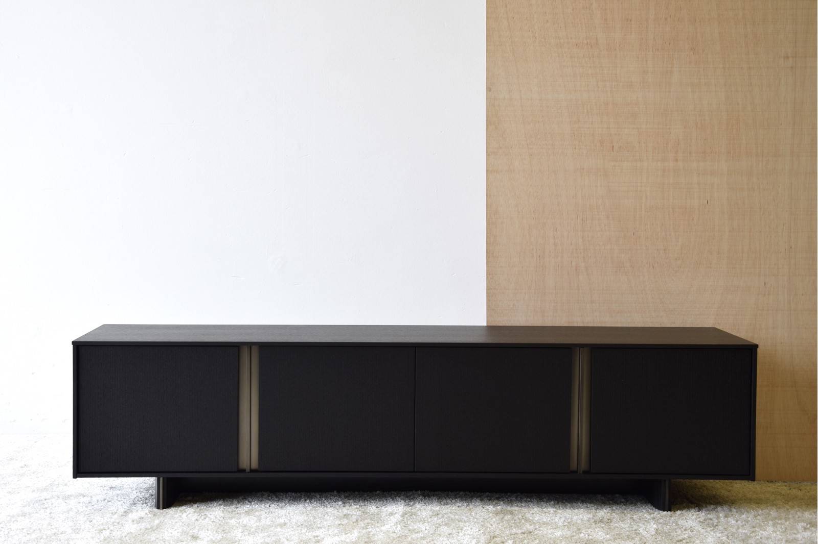 MUEBLE TV ROBLE NEGRO MATE, ORO VIEJO