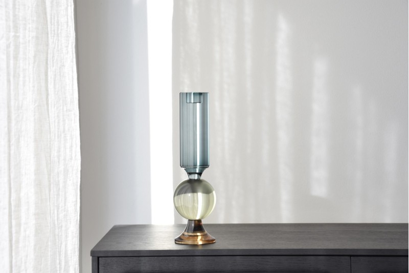 CRYSTAL CANDLEHOLDER TUBE. SMALL | VP Interiorismo