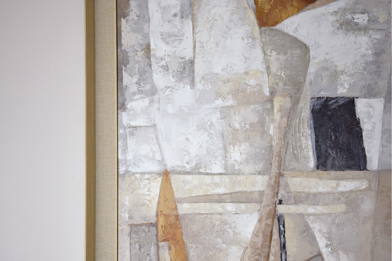 CUADRO ABSTRACTO OCRES N1 . MARCO LINO