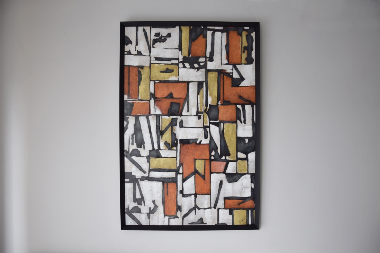 CUADRO ABSTRACTO LABERINTO N1. MARCO