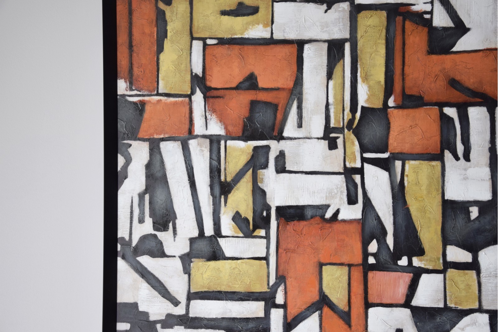 CUADRO ABSTRACTO LABERINTO N1. MARCO