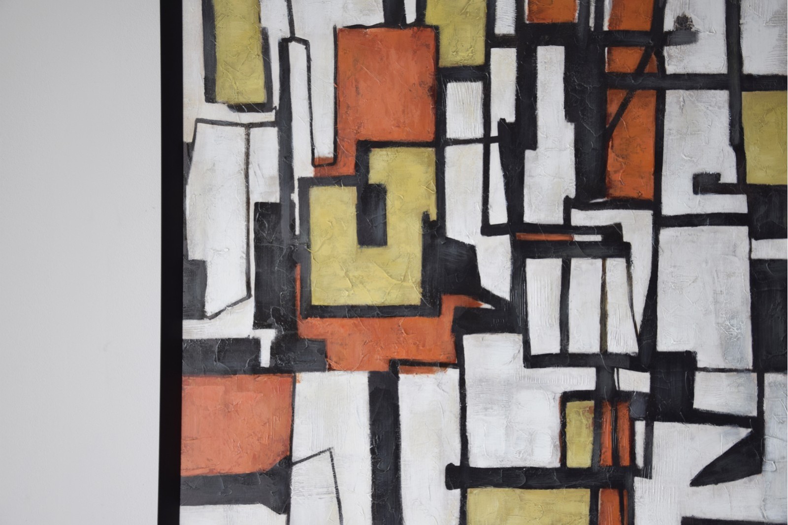 CUADRO ABSTRACTO LABERINTO N2. MARCO