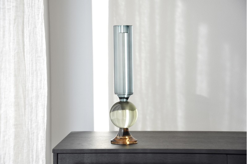 CANDELABRE EN CRISTAL TUBE. LARGE | VP Interiorismo