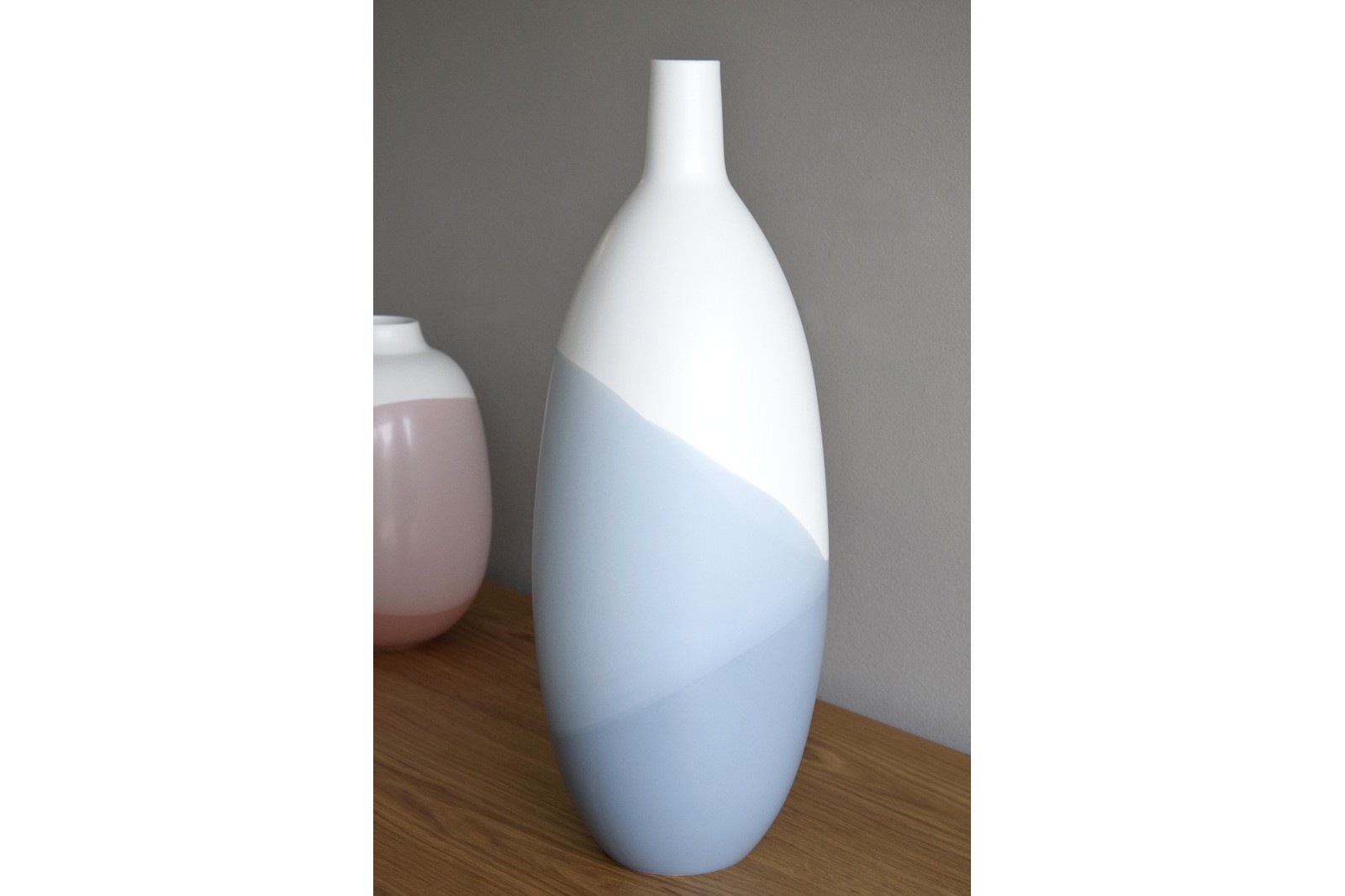 COLECCIÓN ROSA AZUL: JARRONES CERÁMICA