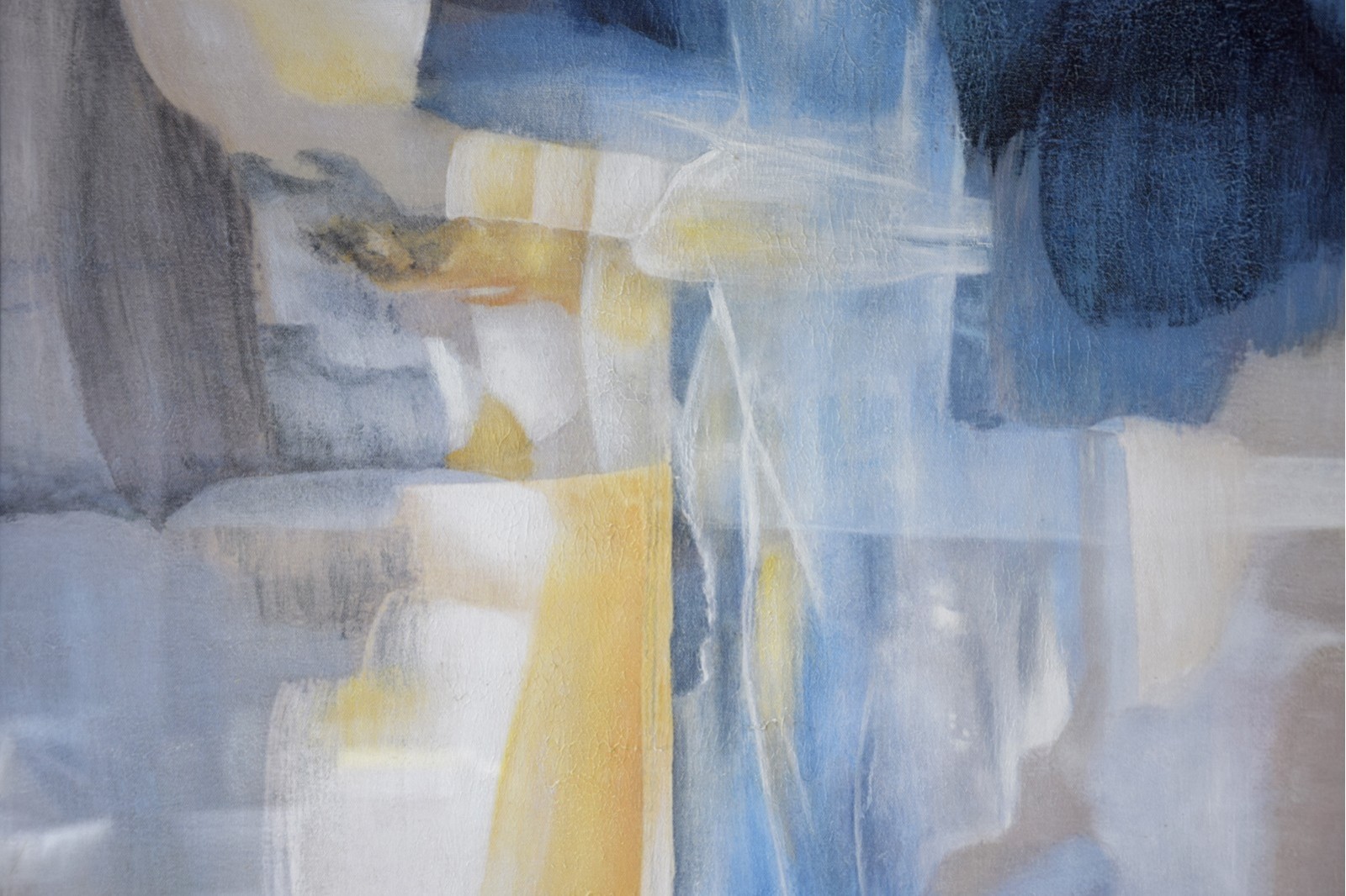 CUADRO ABSTRACTO AZUL N2. CRISTAL