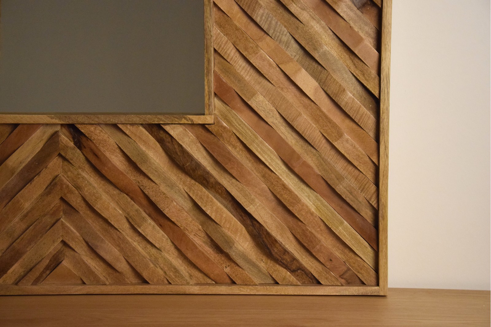 ESPEJO MADERA CUADRADO