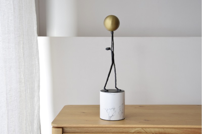 ORBE SCULTURE. METAL AND MARBLE | VP Interiorismo