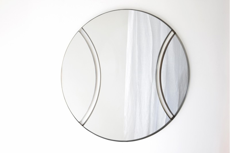 MIROIR ROND 1. CADRE EN METAL ANTIQUE | VP Interiorismo