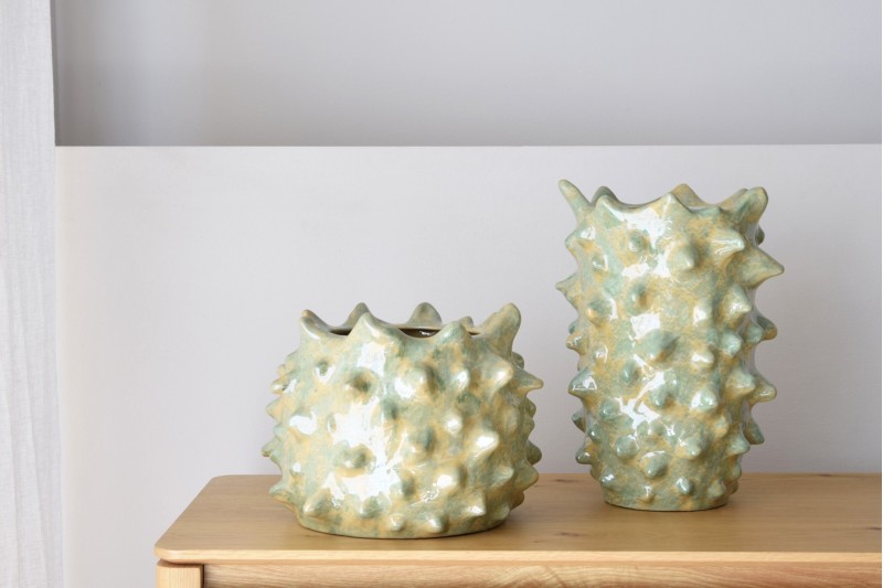 COLLECTION SOLEIL VERT : VASES EN CÉRAMIQUE| VP Interiorismo