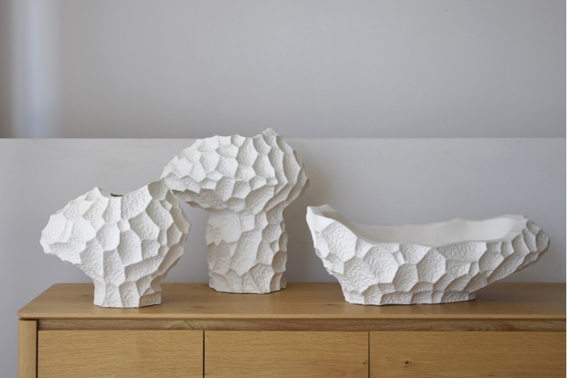 MOON COLLECTION XL: CERAMIC VASES AND CENTREPIECE | VP Interiorismo