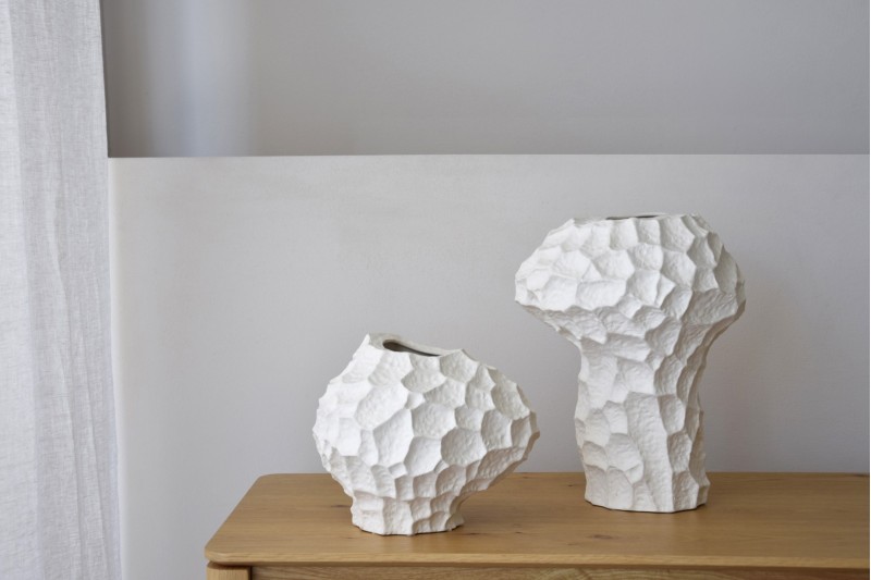 COLLECTION LUNE: VASES EN CÉRAMIQUE| VP Interiorismo