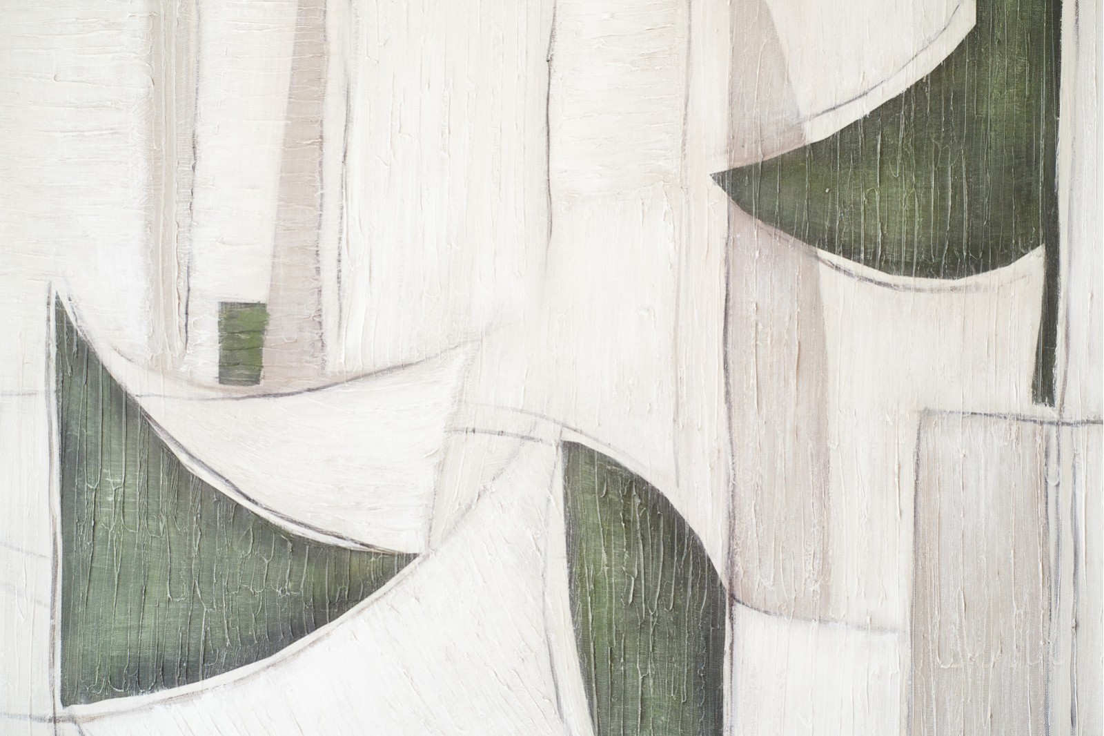 CUADRO ABSTRACCION EN VERDE Y GRIS N1