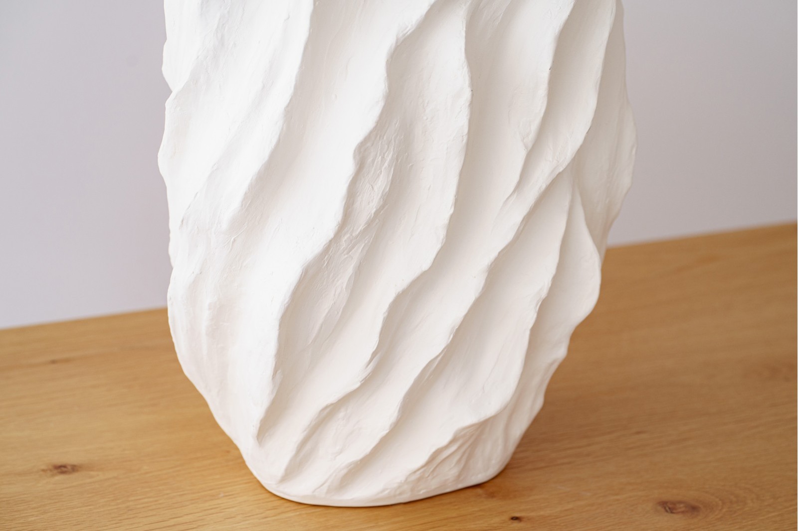 JARRON CERAMICA NOVA. BLANCO. ALTO