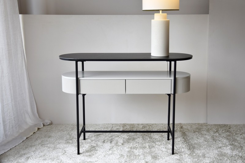 TABLE CONSOLE N.24.PIERRE FRITTEE NOIR | VP Interiorismo