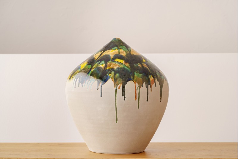 JARRON CERAMICA COLECCION BOSQUE. ALTO