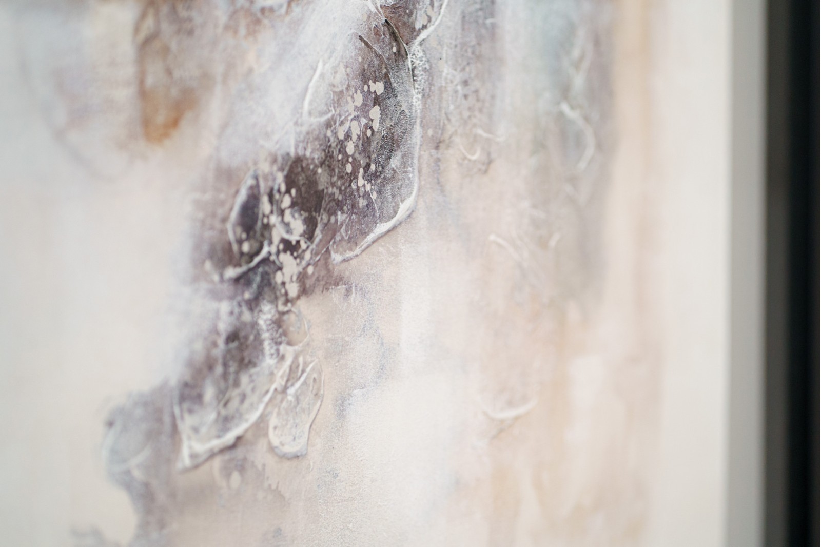 CUADRO ABSTRACTO UMBRIO N1.NEGRO OCRE