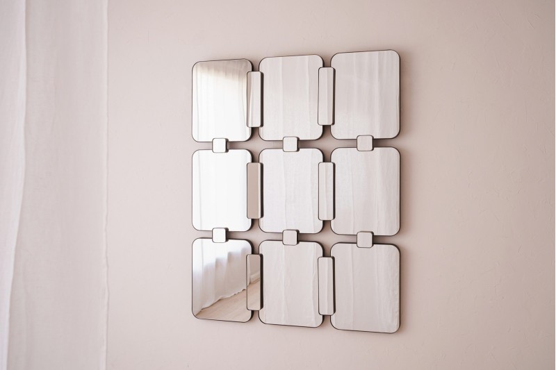 MIROIR RECTANGULAIRE MURAL 1. CADRE METALLIQUE | VP Interiorismo