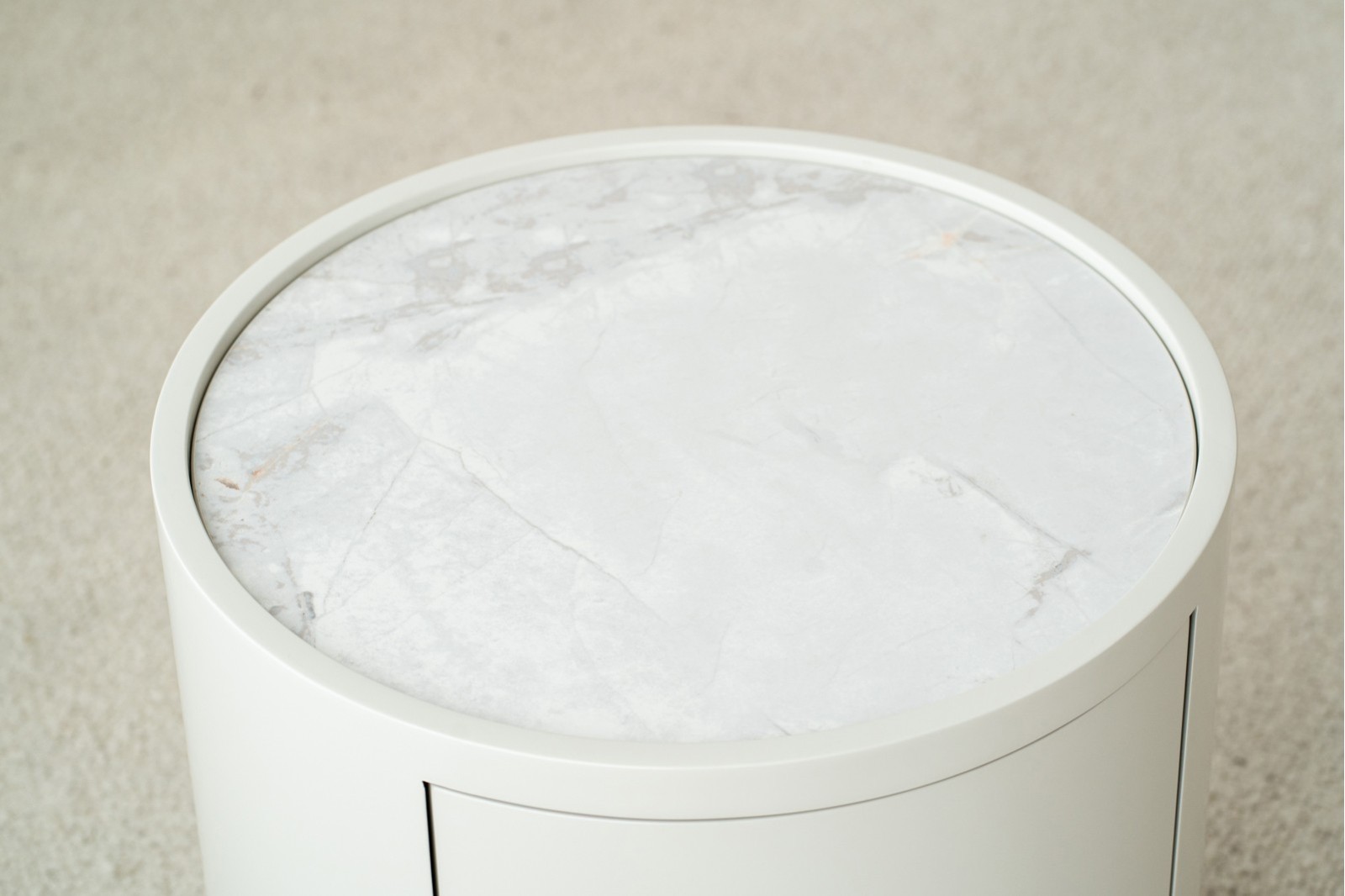 MESA AUXILIAR N.92.GRIS. CERAMICO BLANCO