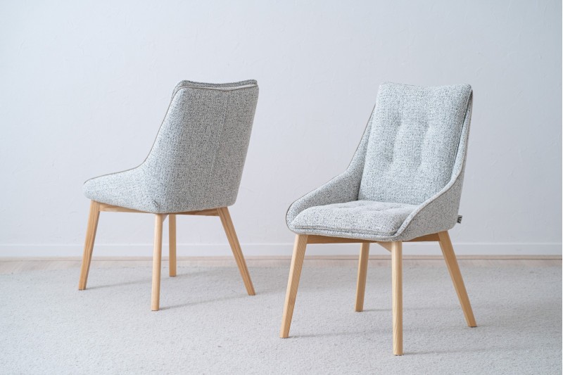 SET 2 DINING CHAIRS MIA. GREY | VP Interiorismo