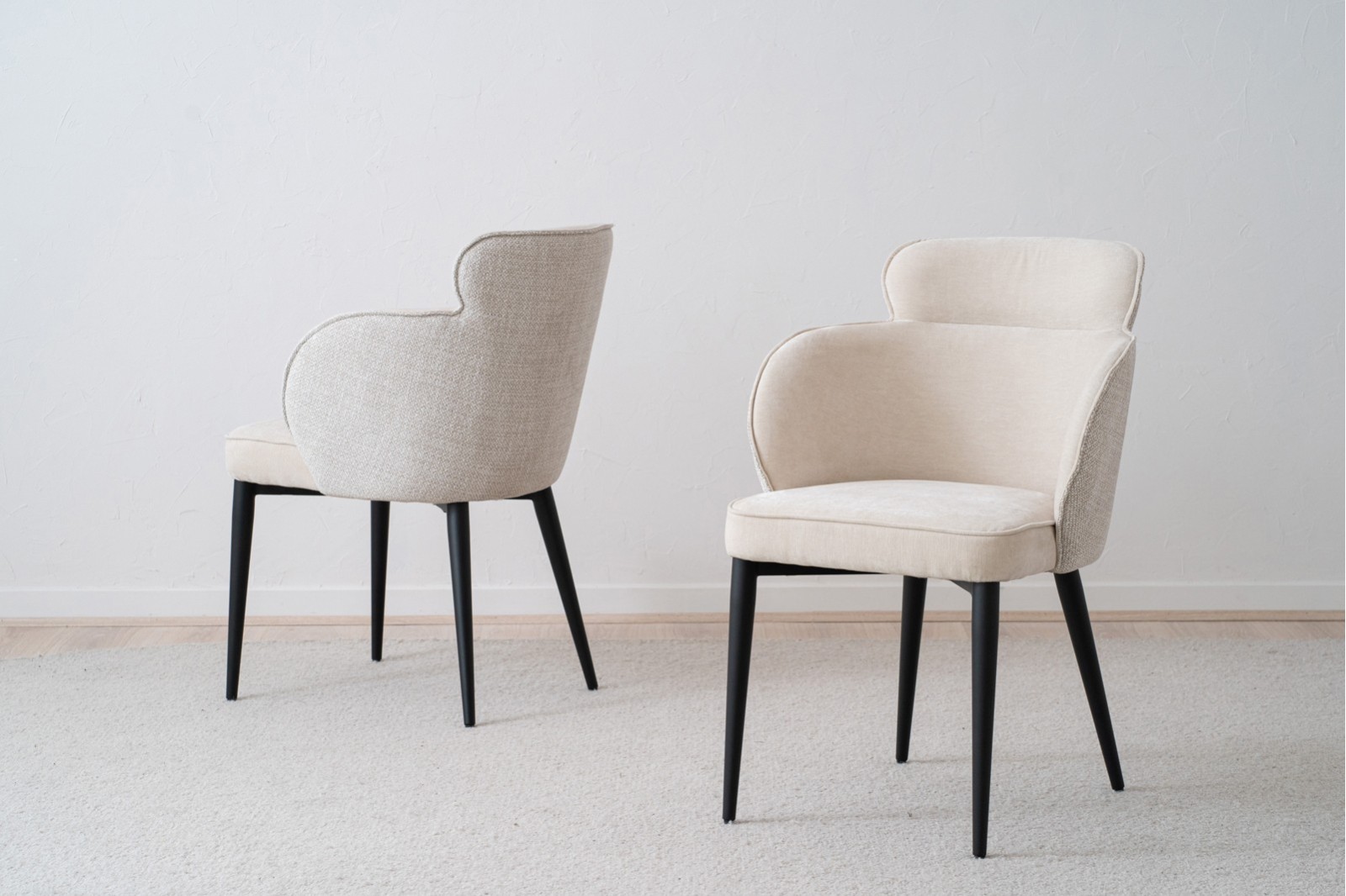 SET 2 SILLAS COMEDOR OSLO. ARENA BEIGE